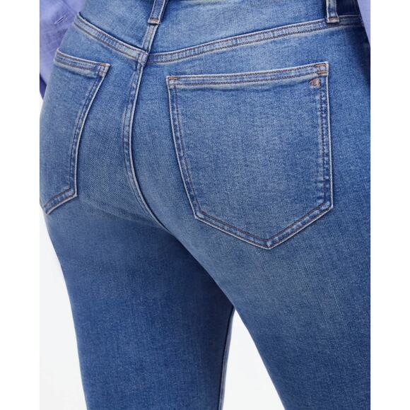 Madewell Curvy Kick Out Crop Jean Size 32 W Oneida Wash New NWT - Picture 4 of 6